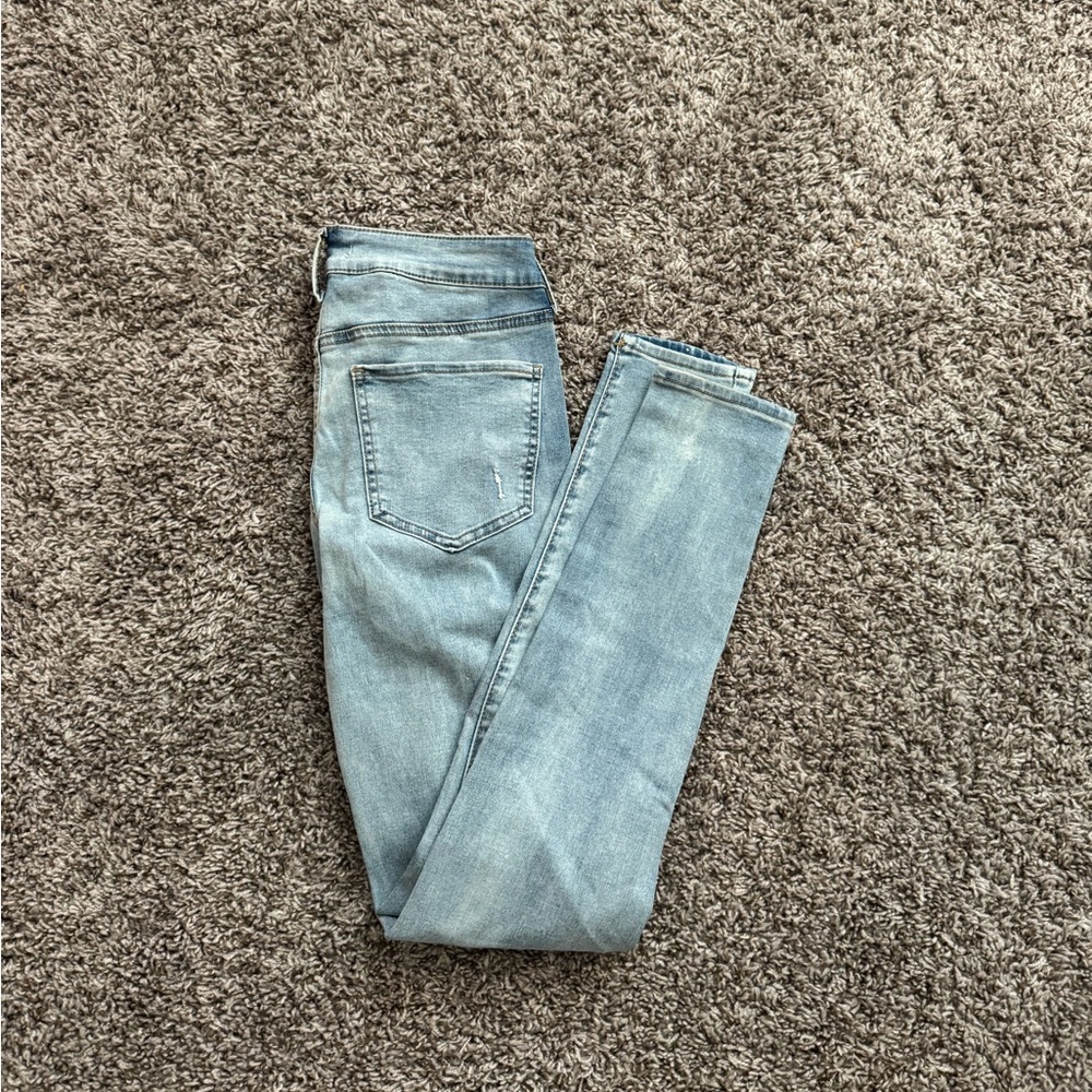 SO Women's Light Blue Skinny Jeans